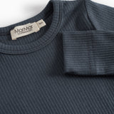 Plain Body LS, Bodystocking - Blue