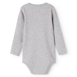 Body LS, Bodystocking - Light Grey Melange