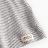 Plain Tee SS, T-shirt - Light Grey Melange