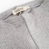 Leg, Leggings - Light Grey Melange