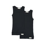 Sleeveless 2-pack, Undertøj - Black