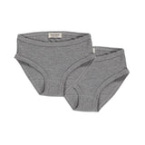 Panties 2-pack, Undertøj - Grey Melange