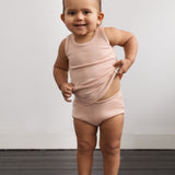 Baby Sleeveless 2-pack, Undertøj - Rose