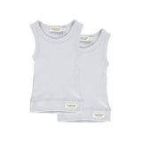 Baby Sleeveless 2-pack, Undertøj - Pale Blue