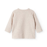 Tut Wrap LS, Bluse - Light Beige Mel.
