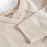 Tut Wrap LS, Bluse - Light Beige Mel.