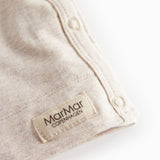 Tut Wrap LS, Bluse - Light Beige Mel.