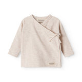 Tut Wrap LS, Bluse - Light Beige Mel.