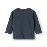 Tut Wrap LS, Bluse - Blue