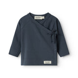 Tut Wrap LS, Bluse - Blue