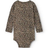 Leo Body LS, Bodystocking - Brown Leo