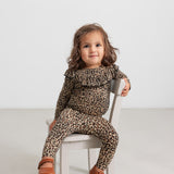 Leo Leg, Leggings - Brown Leo