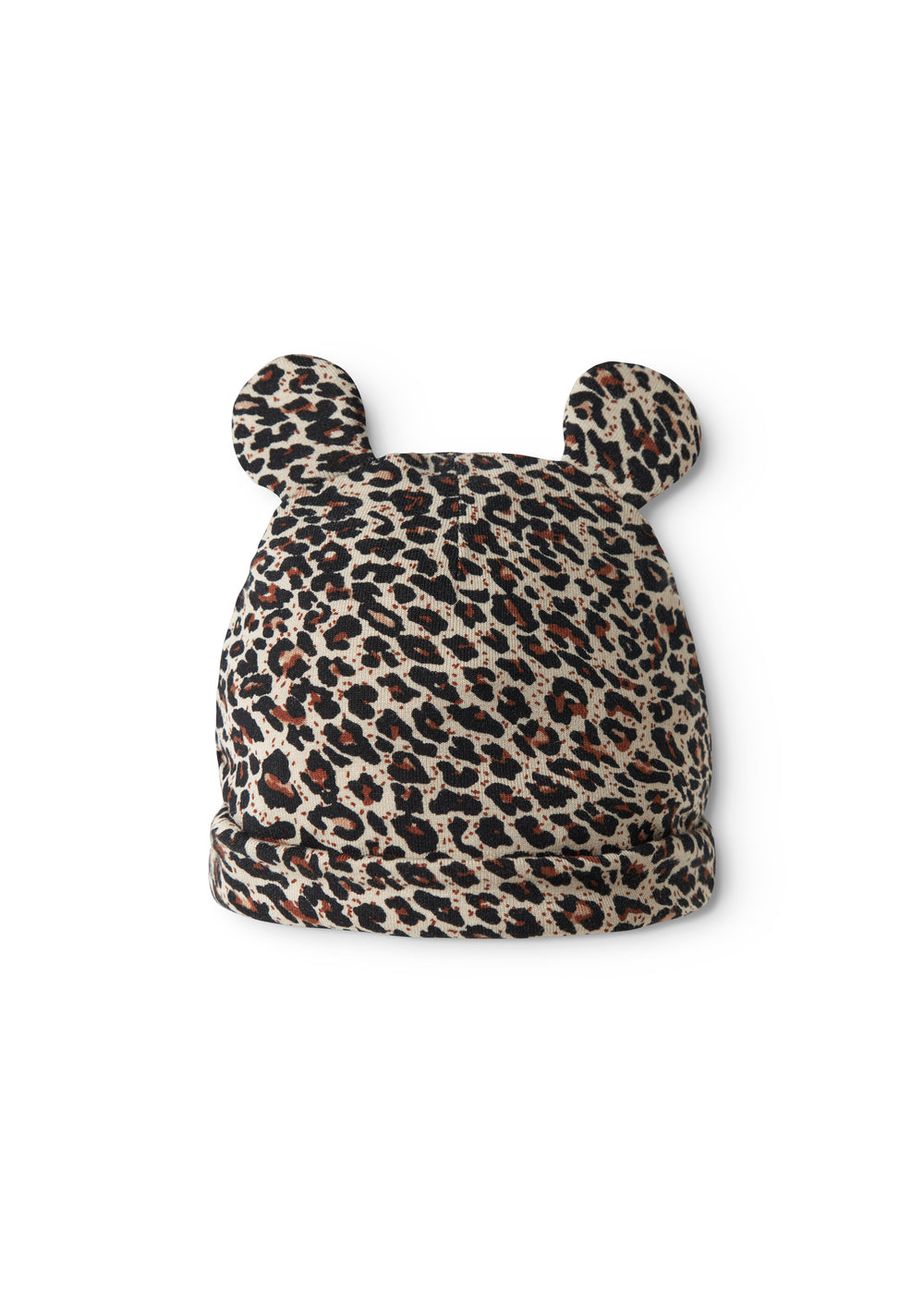 Lille hue med ører i leopardprint