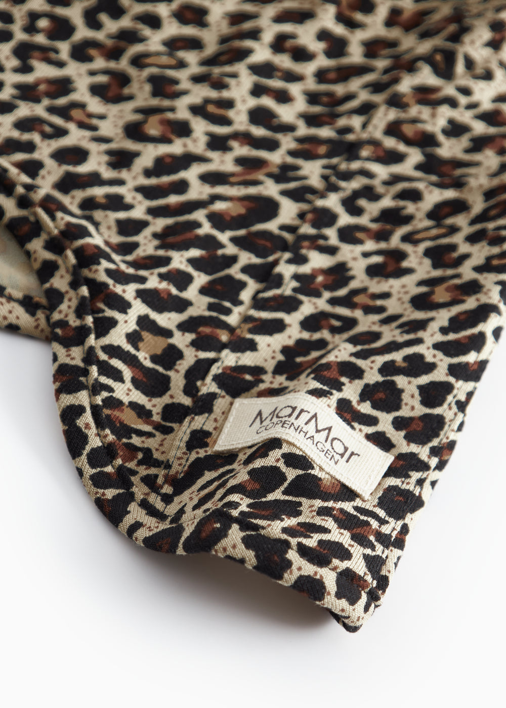 Elefanthue med ører i leopardprint