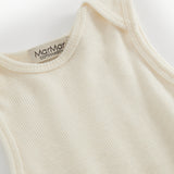 Bini, Uld Rib Bodystocking - Natural