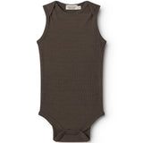 Bini, Uld Rib Bodystocking - Terre