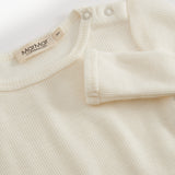 Bense, Uld Rib Bodystocking - Natural