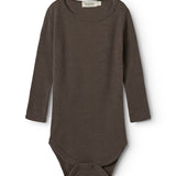 Bense, Uld Rib Bodystocking - Terre