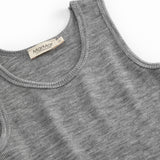 Tavi, Uld Rib Undertrøje - Grey Melange