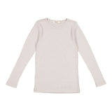 Tamra, Uld Rib Bluse - Pepple