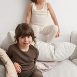 Tamra, Uld Rib Bluse - Terre