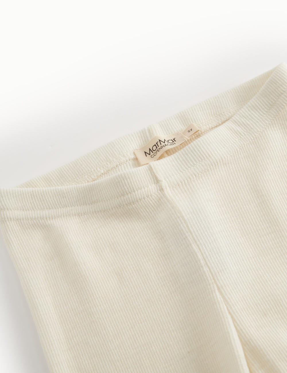 Leg, Uld Rib Leggings - Natural