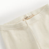 Leg, Uld Rib Leggings - Natural