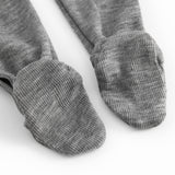 Rubetta, Uld Rib Heldragt - Grey Melange