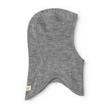 Balaclava, Uld Rib Elefanthue - Grey Melange