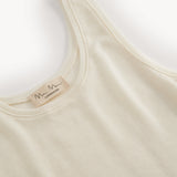 Tevo W, Uld Rib Undertrøje - Natural