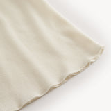 Tevo W, Uld Rib Undertrøje - Natural