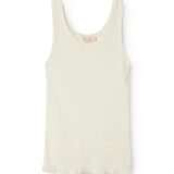 Tevo W, Uld Rib Undertrøje - Natural