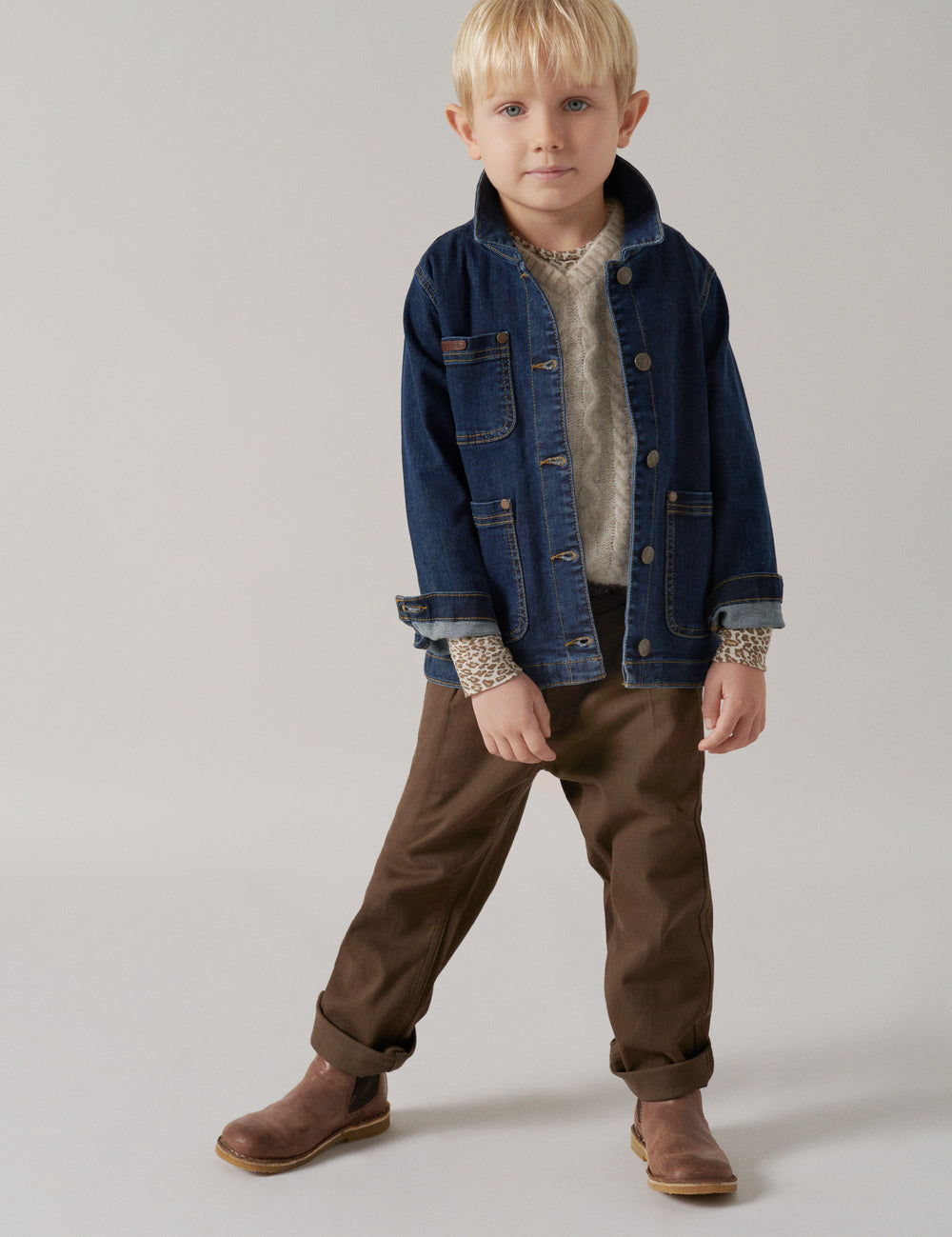 Jona, Cowboy Denim Jakke - Dark Indigo