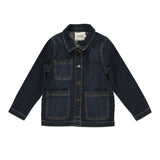 Jona, Cowboy Denim Jakke - Dark Indigo
