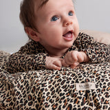 Nursery Pillow Cover, Ammepudebetræk - Brown Leo