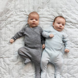 Rubetta, Uld Rib Heldragt - Grey Melange