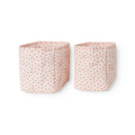 quiltede kurve med et sødt hjerte print, opbevaring til puslegrejet