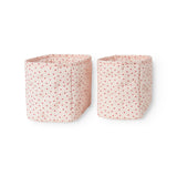 quiltede kurve med et sødt hjerte print, opbevaring til puslegrejet