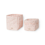 quiltede kurve med et sødt hjerte print, opbevaring til puslegrejet