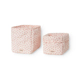 quiltede kurve med et sødt hjerte print, opbevaring til puslegrejet