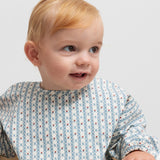 Apron LS, Spiseforklæde - Floral Stripe