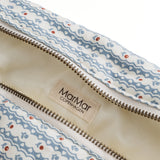 Toiletry Bag, Toilettaske - Floral Stripe