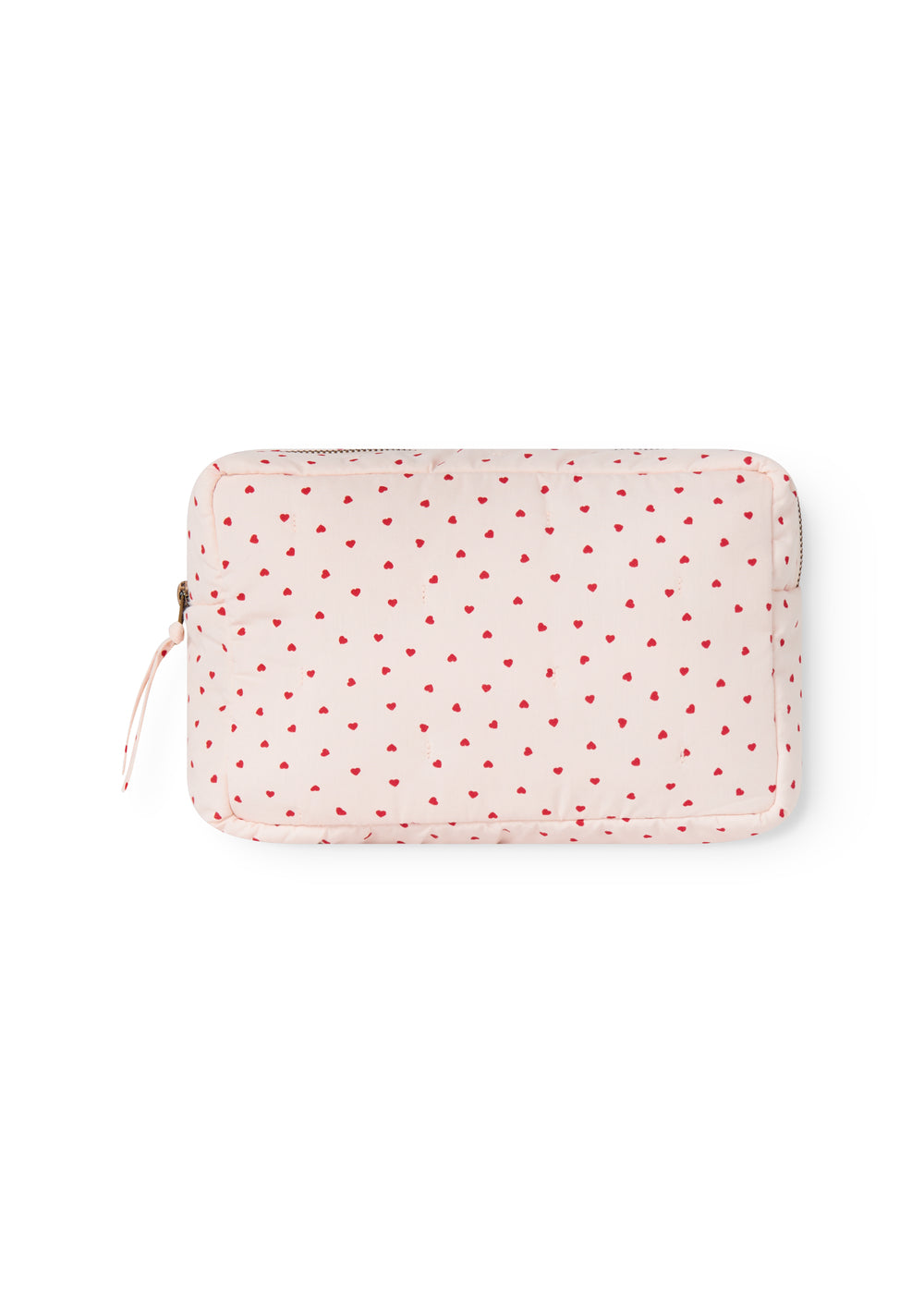 Toilettaske med et fint hjerte print