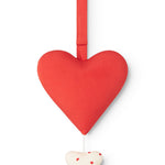 Musik uro med to fine hjerter der spiller Brahm´s Lullaby