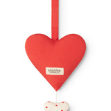 Musik uro med to fine hjerter der spiller Brahm´s Lullaby