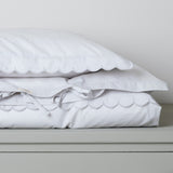 Bed Linen Scallop Baby, Sengetøj - Morning Dew