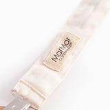 Suttesnor med gummiring, træ/metalklips og togmønster