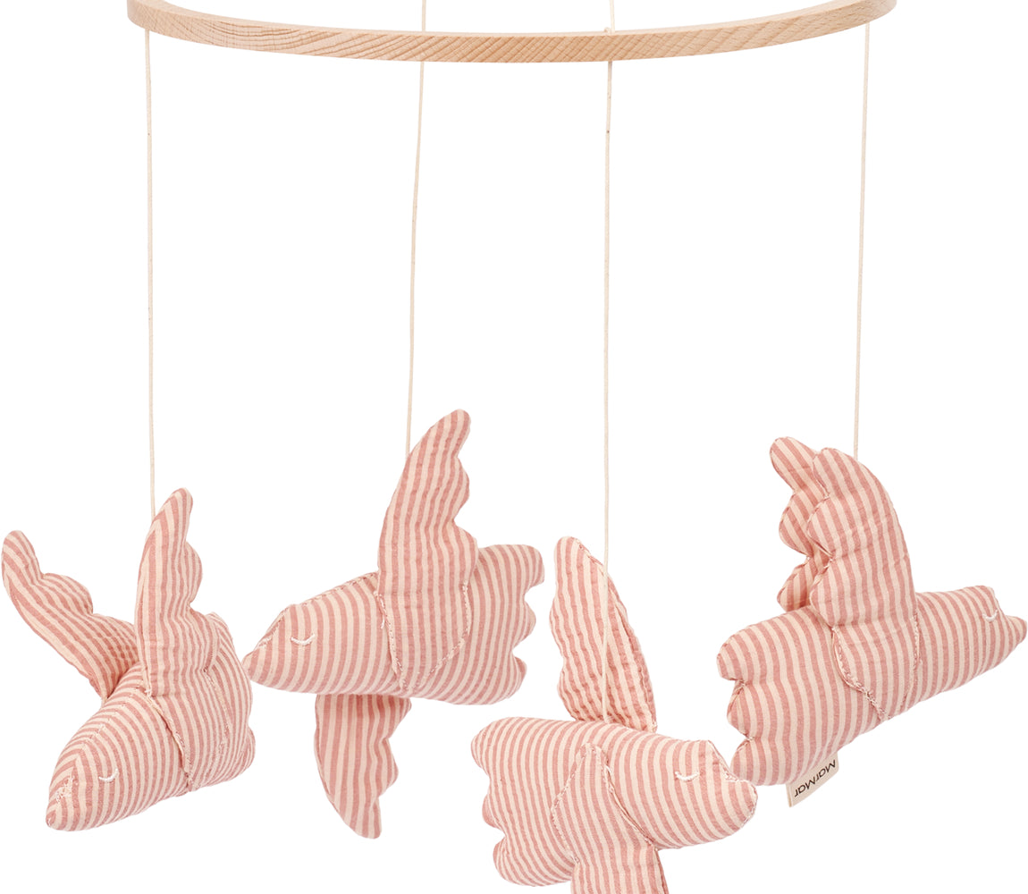 Uro med træring og søde fugle figurer