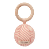 Baby Rattle, Rangle  - Soft Cheek Stripe