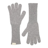 Aske Long W, Kashmir Handsker - Grey Melange